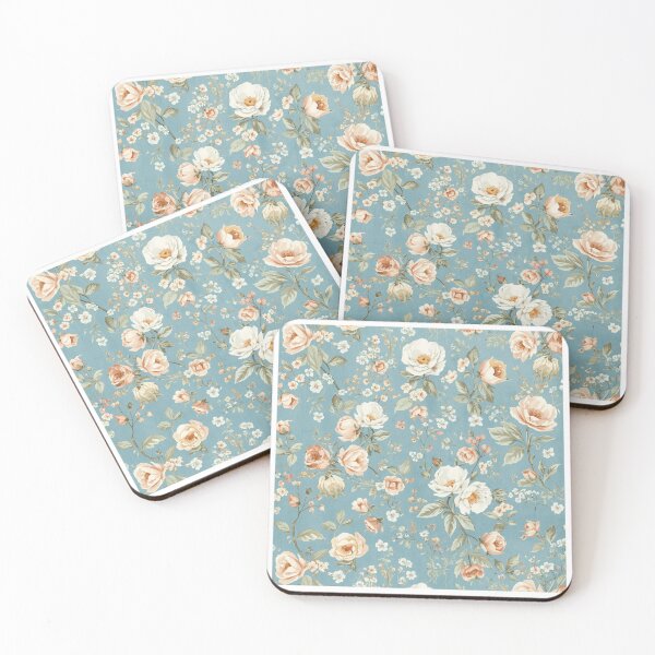 Item preview, Vintage pink rose pattern designed and sold by uunaa.