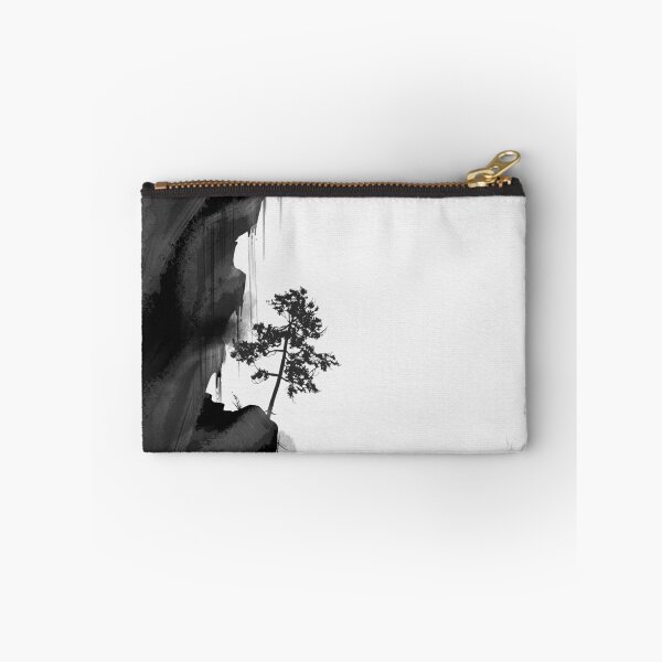 Item preview, Silent Hunt – Minimalist Dark Fantasy Wolf and Red Deer designed and sold by Ola-urb.