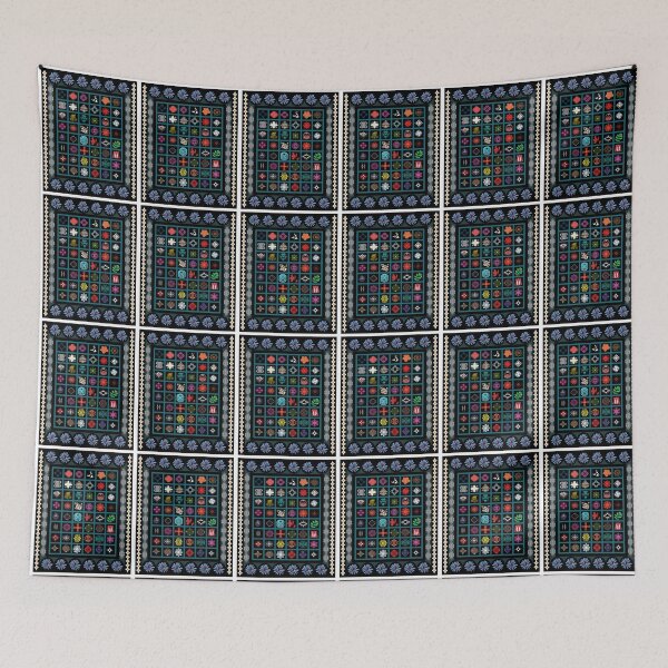 Item preview, The Global Mosaic: A Curated Grid of Ornamental Wonders designed and sold by NornAxiom.