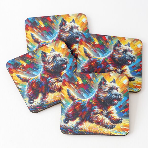 Item preview, Cairn Terrier Acrylic Art: Brindle Cairn designed and sold by Puppy Puzzles Plus.