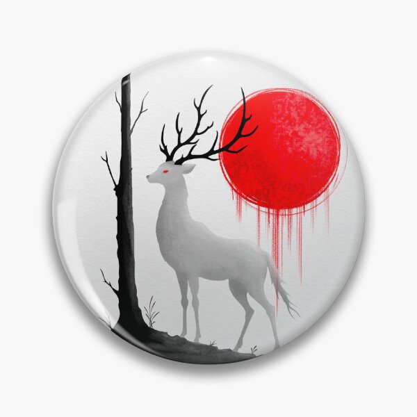 Item preview, Spirit Deer – Minimalist Fantasy Nature Illustration designed and sold by Ola-urb.