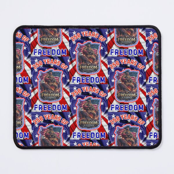 Item preview, Patriotic Eagle Soldier Tribute 250 Years Of Freedom designed and sold by WoodburyLake.