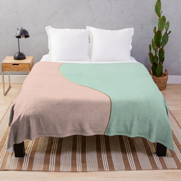 Item preview, Modern Abstract Blush Pink Mint Collection designed and sold by TrendyDesigne412.