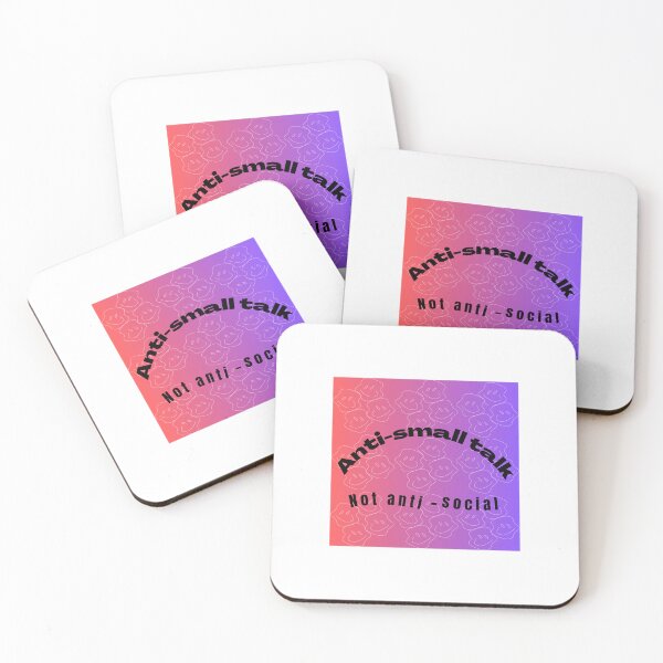Item preview, Anti - small talk designed and sold by tranquil-haven.
