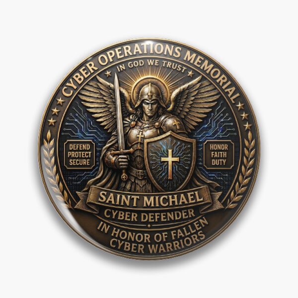 Item preview, Cyber Operations Memorial Emblem | Military Inspired Sacred Crest designed and sold by Omni Craft .