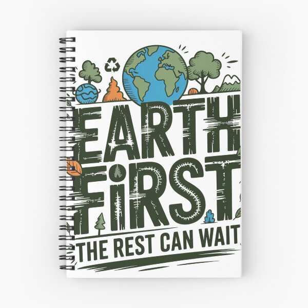 Item preview, Earth First - The Rest Can Wait designed and sold by Lopez-Design.