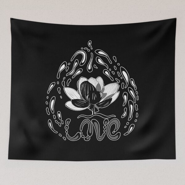 Item preview, Lotus Love - Serene Floral Vector Art designed and sold by Pink Writer.
