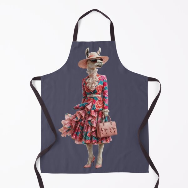 Item preview, Fashion Llama in Floral Couture designed and sold by MegaNovaArt.