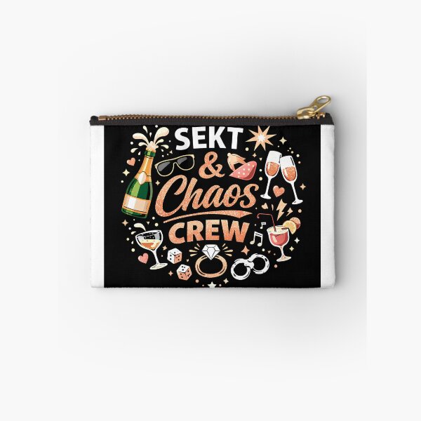 Item preview, Champagne and Chaos Crew - Bachelor Party Design designed and sold by PicParadiz.