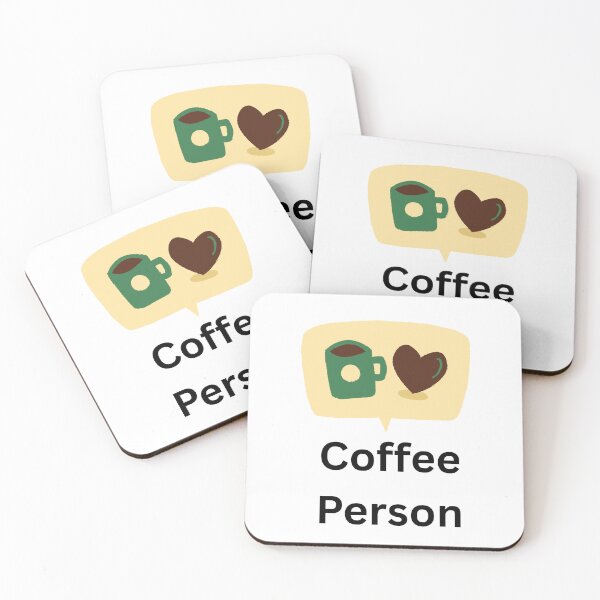 Item preview, Coffee Person Minimal Aesthetic Design designed and sold by stickyhubprinting.