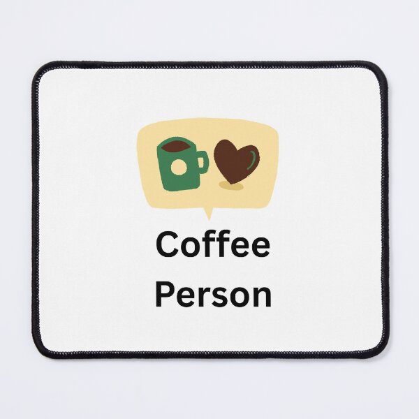 Item preview, Coffee Person Minimal Aesthetic Design designed and sold by stickyhubprinting.