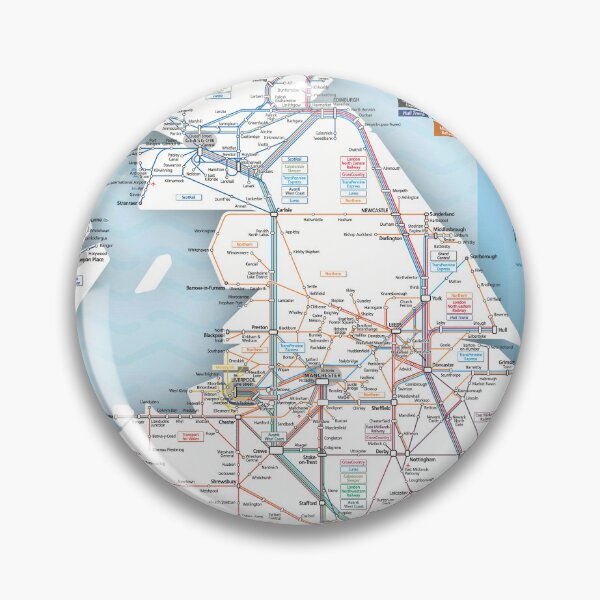 Item preview, UK train operators map May 2026 designed and sold by MrMappy.