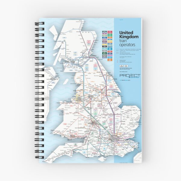Item preview, UK train operators map May 2026 designed and sold by MrMappy.