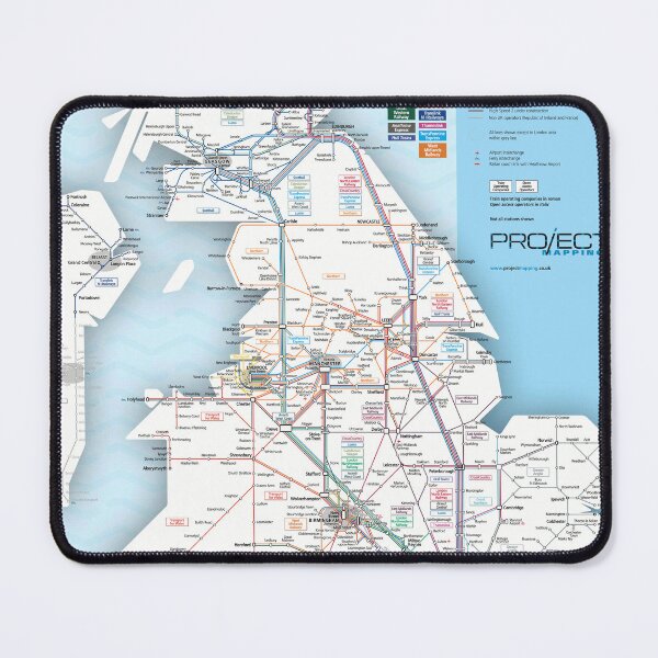 Item preview, UK train operators map May 2026 designed and sold by MrMappy.