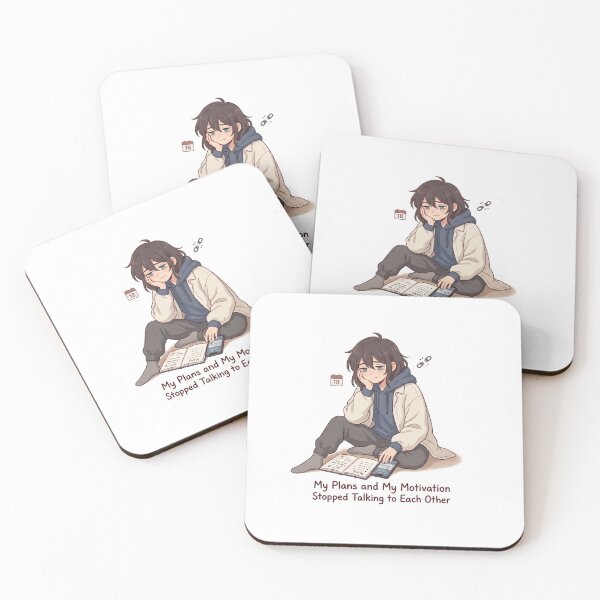 Item preview, My Plans and My Motivation Stopped Talking to Each Other | Funny Anime Aesthetic designed and sold by MoodDelay.