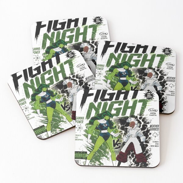 Item preview, Fight Night - Gamma Girl vs Weather Witch designed and sold by scottiedanger.