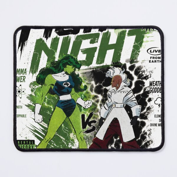 Item preview, Fight Night - Gamma Girl vs Weather Witch designed and sold by scottiedanger.