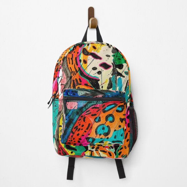 Item preview, Chromatic Jungle Jaguar Art Ink - Neo-Expressionist designed and sold by etermagico.