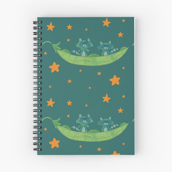 Item preview, Raccoon Sisters — Two Raccoons in a Pea Pod Folk Art Illustration Best Friends Art designed and sold by Whimsy Moth .