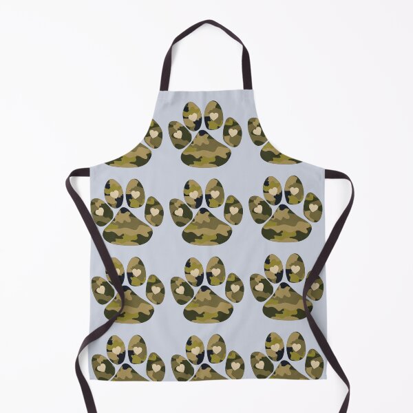 Item preview, Camo and heart paw print designed and sold by Doodles Down South.