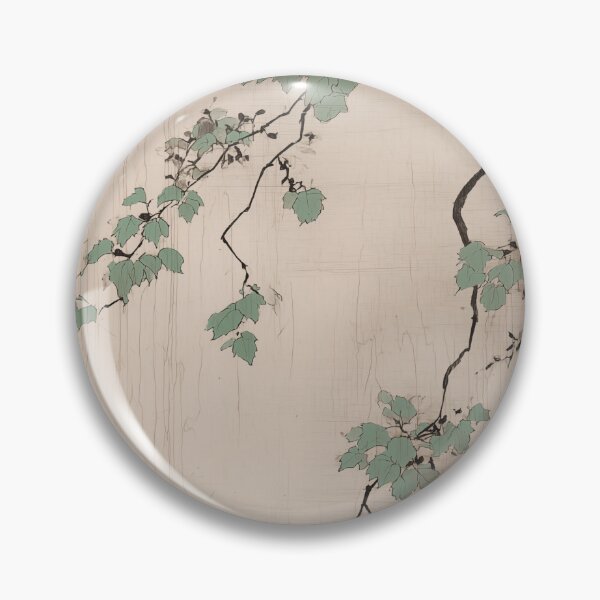 Item preview, Japandi and wabi sabi inspired abstract sage branches art designed and sold by filigreedigital.