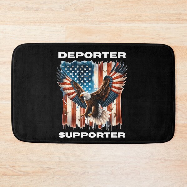 Item preview, Deporter Supporter -  American Flag and American Eagle designed and sold by WigOutlet.