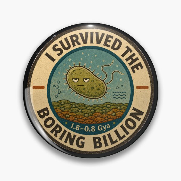 Item preview, I Survived the Boring Billion designed and sold by Cosmic Wildlife.