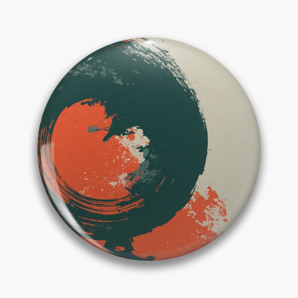 Item preview, Large Black Swirl & Ember No.14 | Textured Abstract designed and sold by SlowRegardArt.
