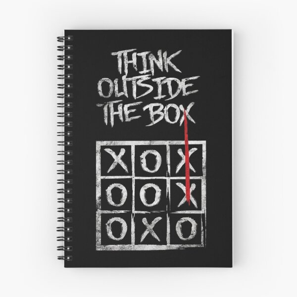 Item preview, Think Outside The Box Tic Tac Toe Grunge Streetwear Design designed and sold by ZortexEG.