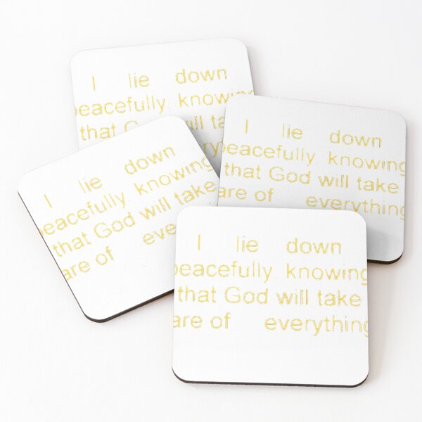 Item preview, I lie down peacefully, knowing that God will take care of everything designed and sold by TrendHooper.