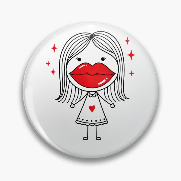 Item preview, Lip Injection Red Lips Beauty Injector Glam Girl Humor designed and sold by FreshVibe Prints.