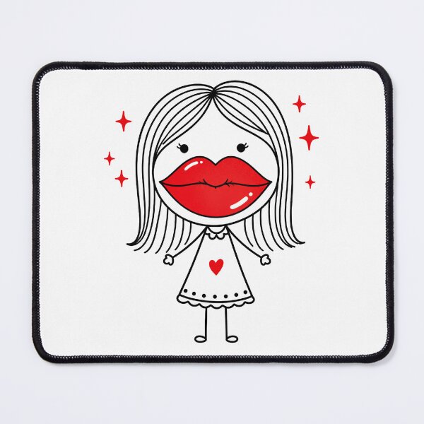 Item preview, Lip Injection Red Lips Beauty Injector Glam Girl Humor designed and sold by FreshVibe Prints.