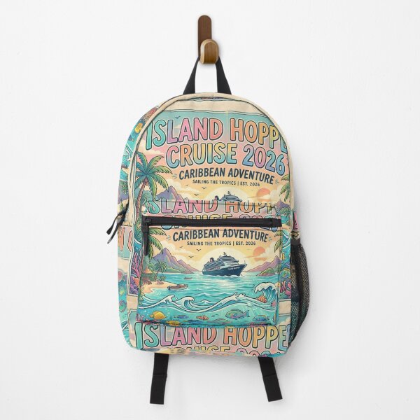 Item preview, Island Hopper Cruise 2026 T-Shirt | Retro Tropical Travel Shirt designed and sold by DmaarGroup.