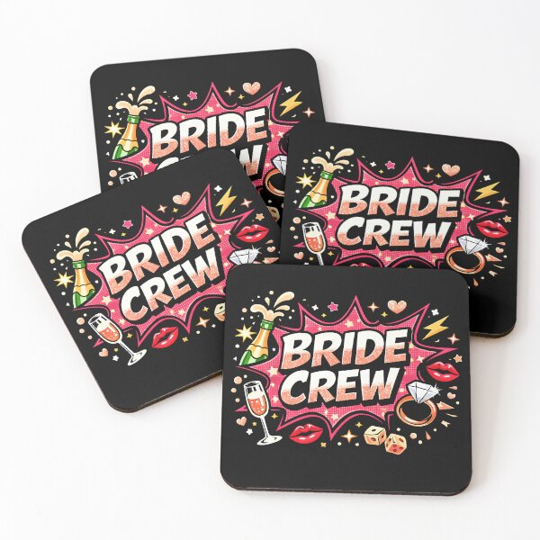 Item preview, Bride Crew - Glitter Party JGA Design designed and sold by PicParadiz.