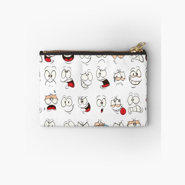 Item preview, Retro Cartoon Expressions Pattern - Funny Comic Faces designed and sold by gokhanuzen.
