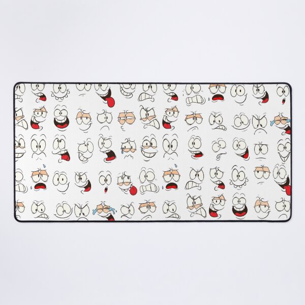Item preview, Retro Cartoon Expressions Pattern - Funny Comic Faces designed and sold by gokhanuzen.
