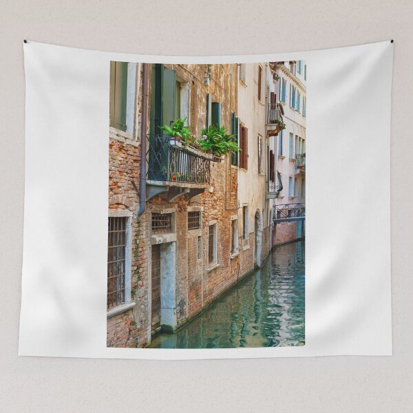 Item preview, Venetian Canal with Rustic Buildings designed and sold by Gerard Fornarotto.