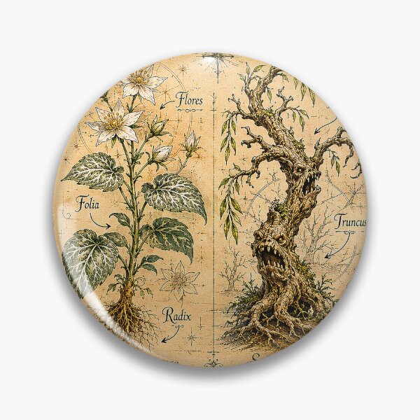 Item preview, Vintage Fantasy Botanical Illustration designed and sold by Escape The Reality.