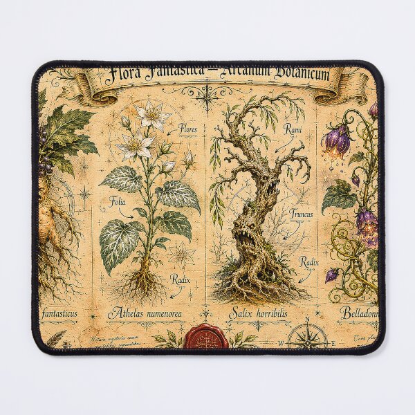 Item preview, Vintage Fantasy Botanical Illustration designed and sold by Escape The Reality.