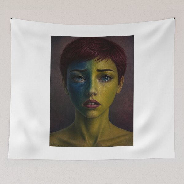 Item preview, Young woman with red hair designed and sold by cloude-vigal.