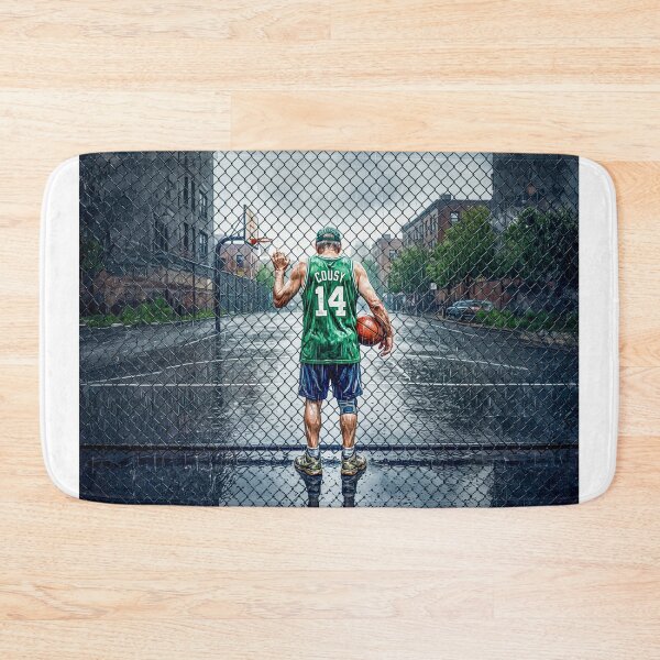 Item preview, Senior Man Basketball Player Portrait In Rain designed and sold by Home Decor Art.
