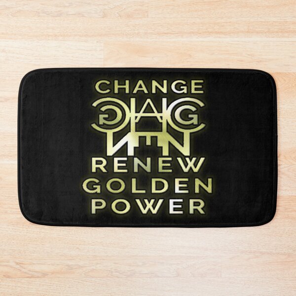 Item preview, Golden Logo CHANGE RENEW GOLDEN POWER. designed and sold by Giulivo Store Graphic.