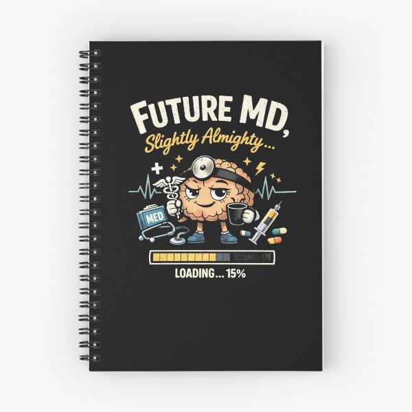 Item preview, Future MD Loading Slightly Almighty Medical School Humor designed and sold by medoutfits.
