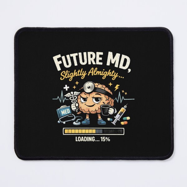 Item preview, Future MD Loading Slightly Almighty Medical School Humor designed and sold by medoutfits.