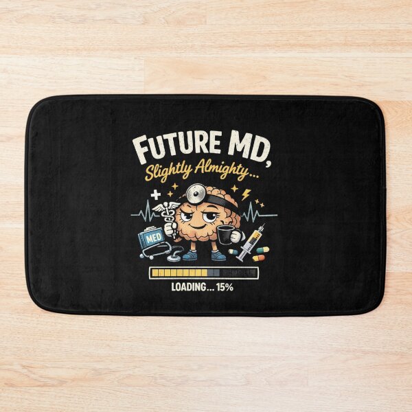 Item preview, Future MD Loading Slightly Almighty Medical School Humor designed and sold by medoutfits.