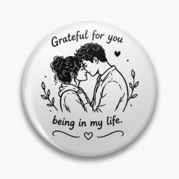 Item preview, Grateful for You Being in My Life | Minimalist Love & Gratitude Design designed and sold by MotivArtes.
