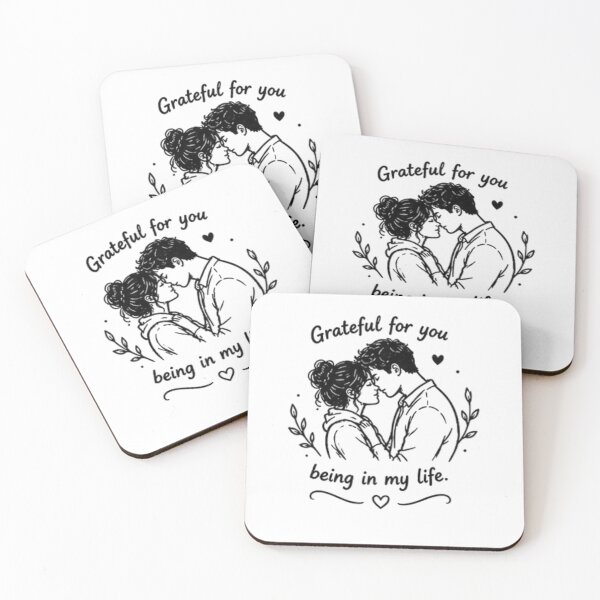 Item preview, Grateful for You Being in My Life | Minimalist Love & Gratitude Design designed and sold by MotivArtes.