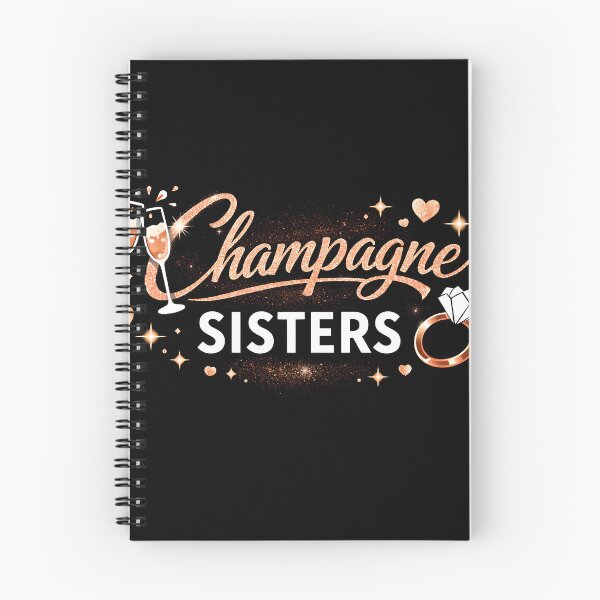 Item preview, Champagne Sisters - Rose Gold Glitter party design designed and sold by PicParadiz.