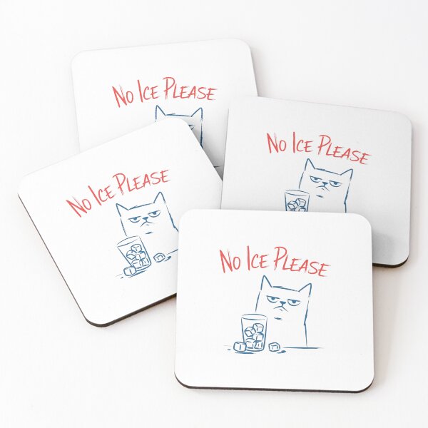 Item preview, Funny No Ice Please Grumpy Cat designed and sold by HBDStudio.