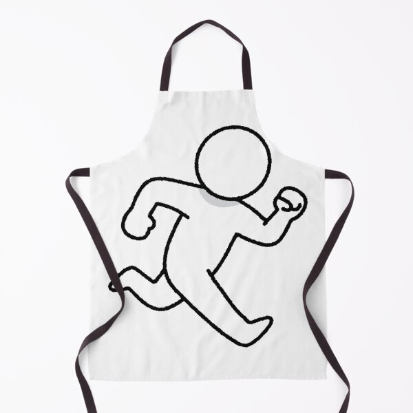 Item preview, unning Away From My Responsibilities Stickman designed and sold by B.A Design.